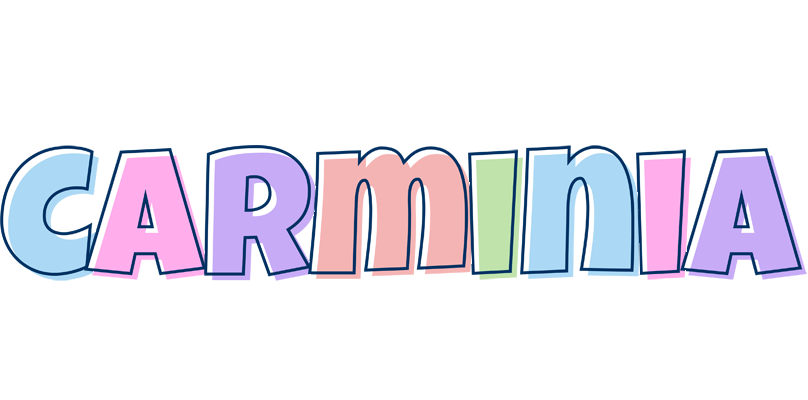 Carminia pastel logo