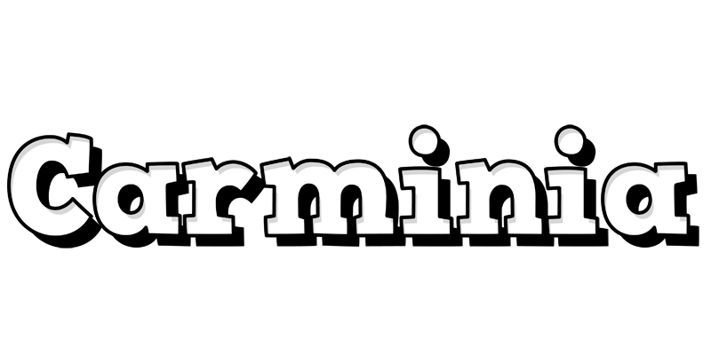 Carminia snowing logo