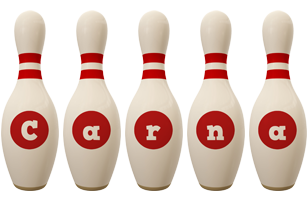 Carna bowling-pin logo