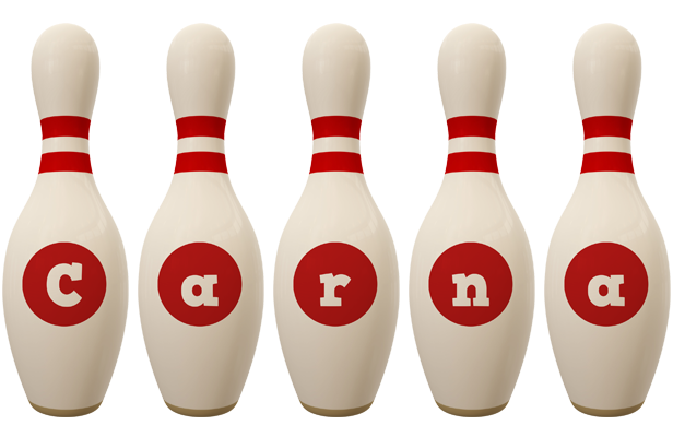 Carna bowling-pin logo