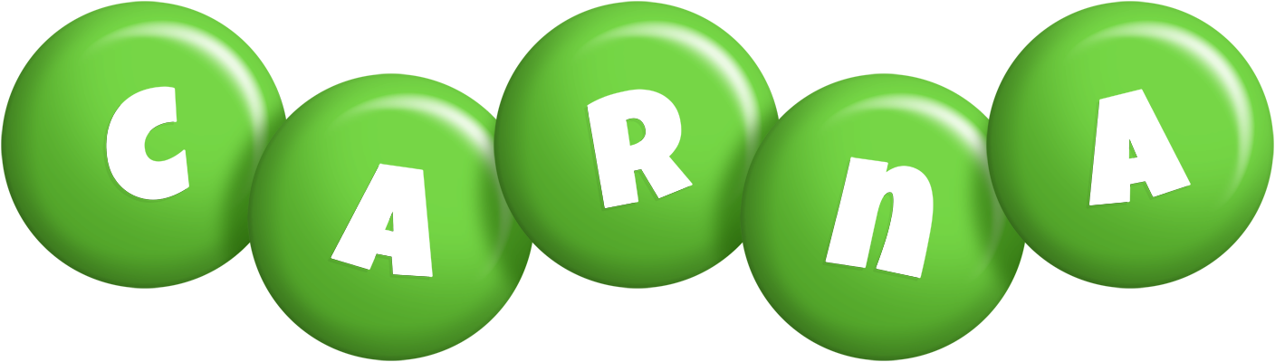 Carna candy-green logo