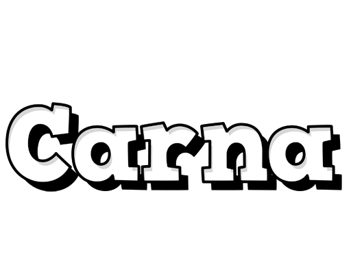 Carna snowing logo