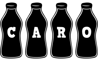 Caro bottle logo