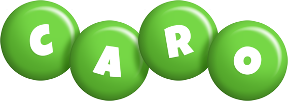 Caro candy-green logo