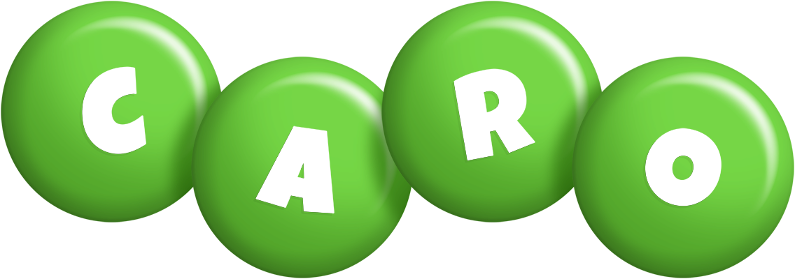 Caro candy-green logo