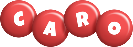 Caro candy-red logo