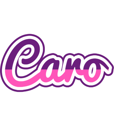 Caro cheerful logo