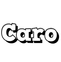 Caro snowing logo