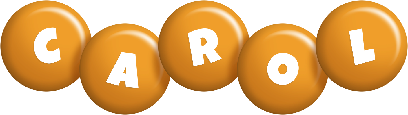 Carol candy-orange logo