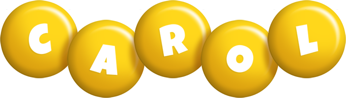 Carol candy-yellow logo
