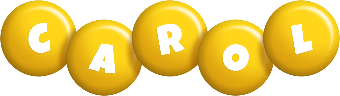 Carol candy-yellow logo