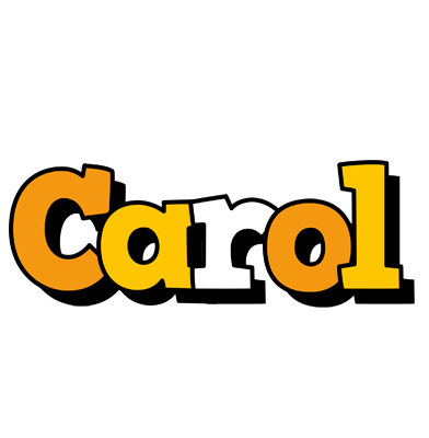 Carol cartoon logo
