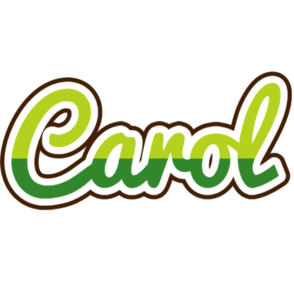 Carol golfing logo