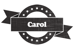 Carol grunge logo