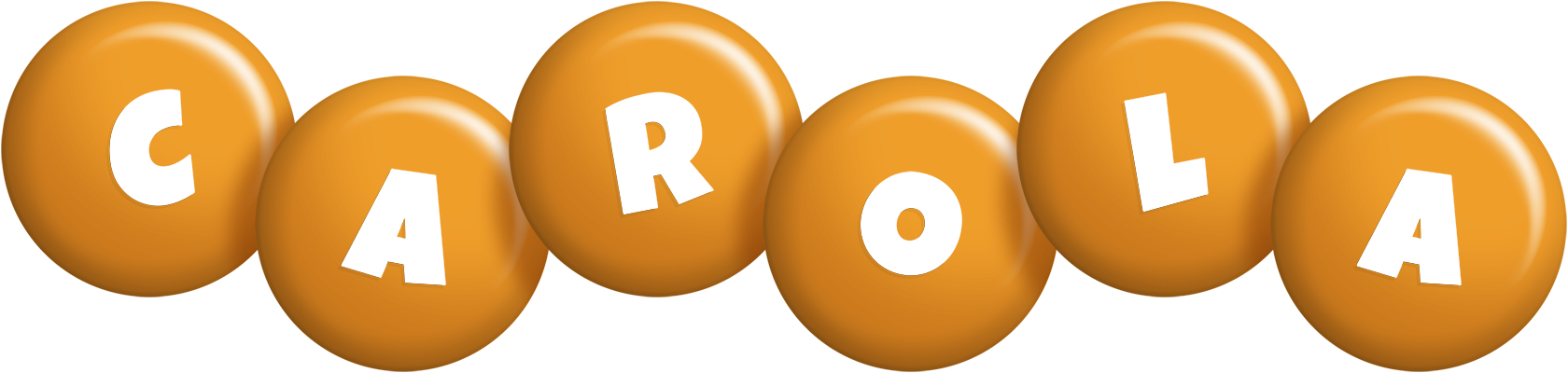 Carola candy-orange logo