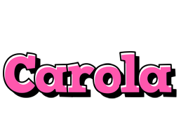 Carola girlish logo