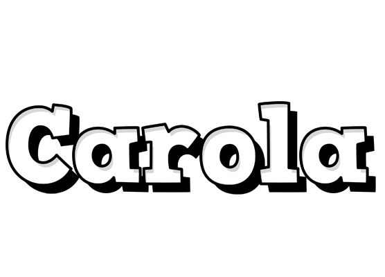 Carola snowing logo