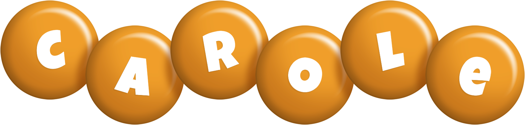 Carole candy-orange logo