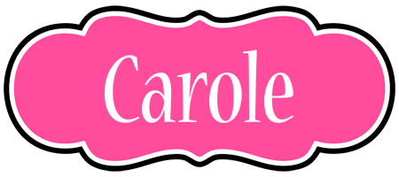 Carole invitation logo