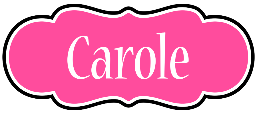Carole invitation logo