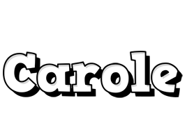 Carole snowing logo