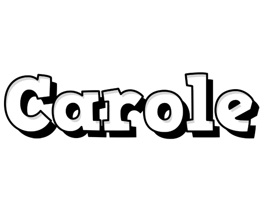 Carole snowing logo
