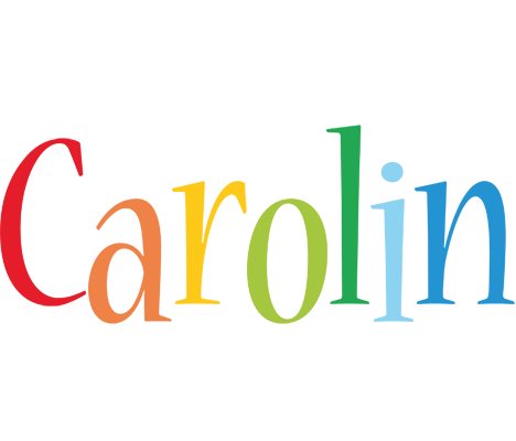 Carolin birthday logo