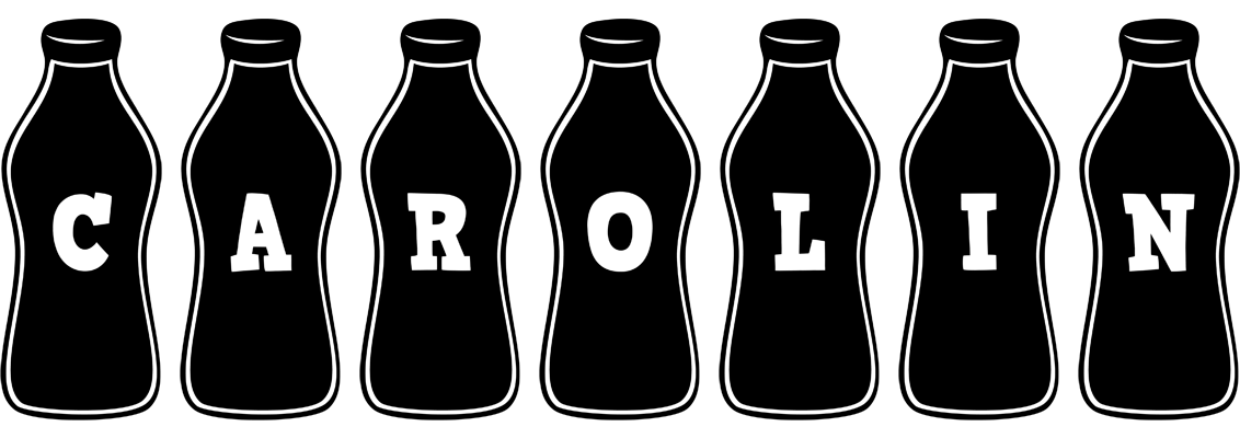 Carolin bottle logo