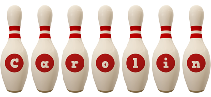 Carolin bowling-pin logo