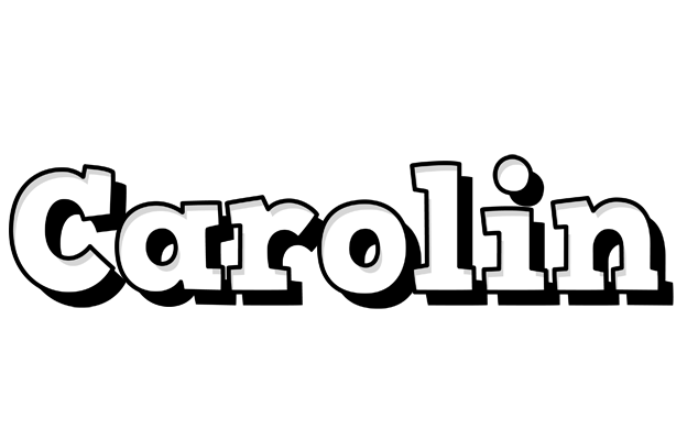 Carolin snowing logo