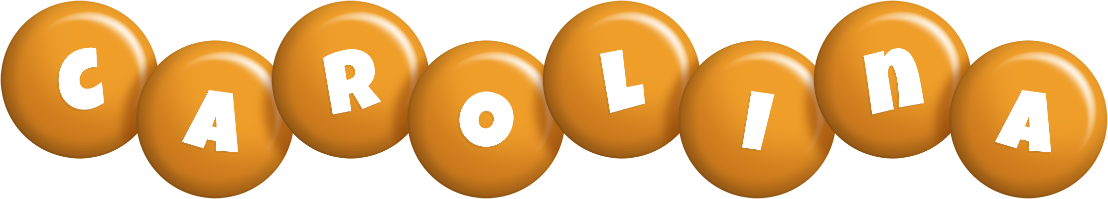 Carolina candy-orange logo