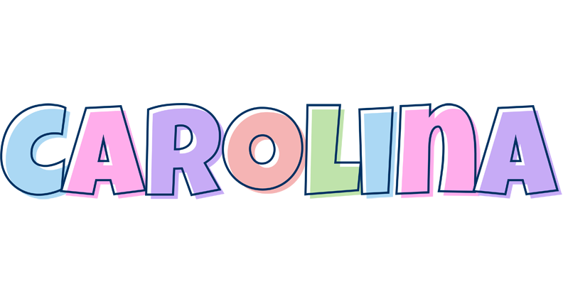 Carolina pastel logo