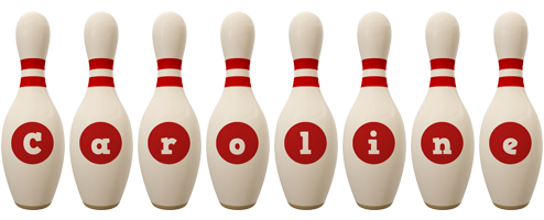 Caroline bowling-pin logo