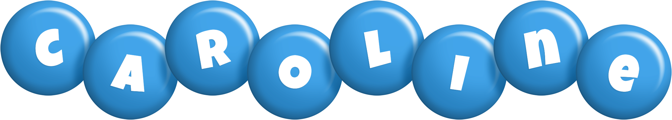 Caroline candy-blue logo