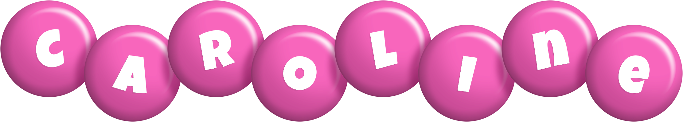 Caroline candy-pink logo