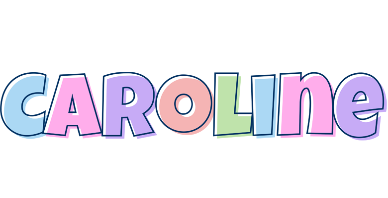 Caroline pastel logo