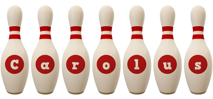 Carolus bowling-pin logo