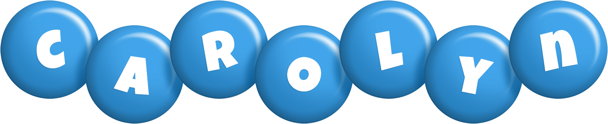 Carolyn candy-blue logo