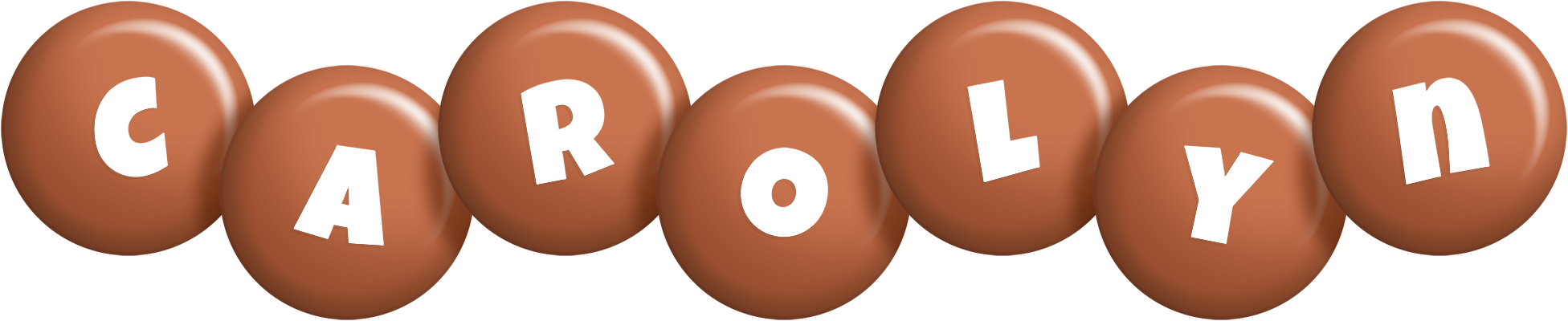 Carolyn candy-brown logo