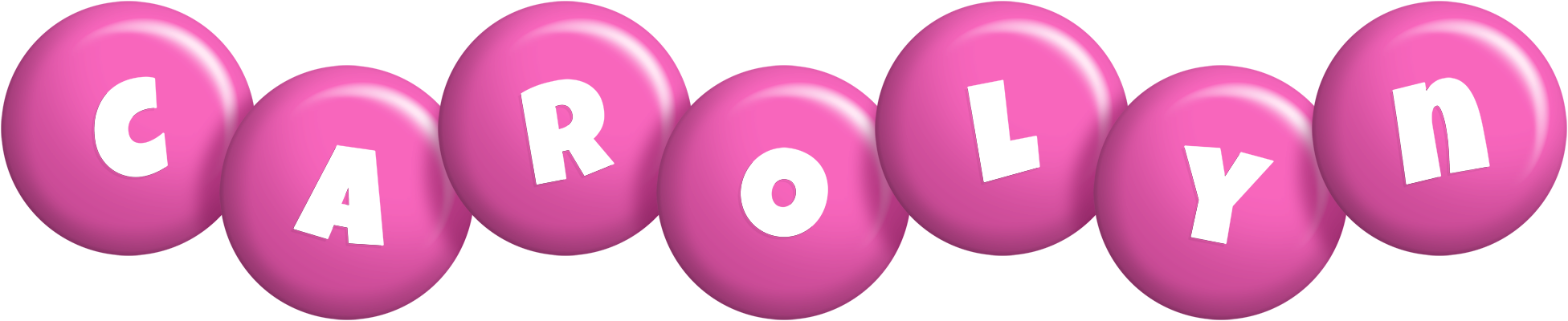 Carolyn candy-pink logo