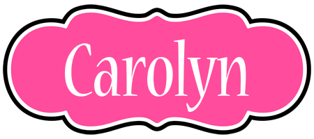 Carolyn invitation logo