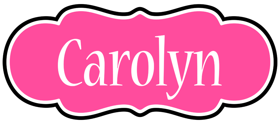 Carolyn invitation logo