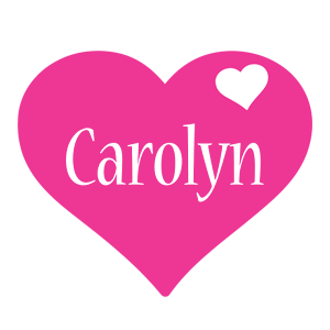 Carolyn love-heart logo