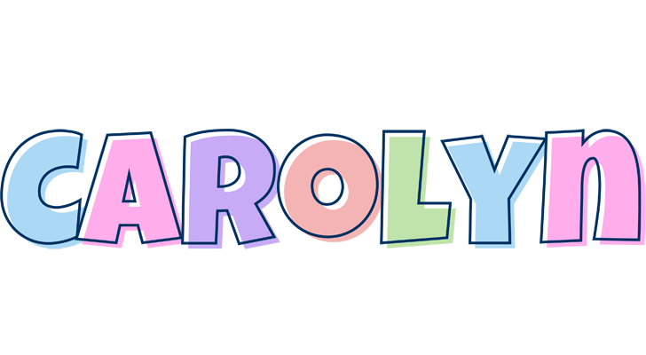 Carolyn pastel logo