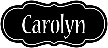 Carolyn welcome logo