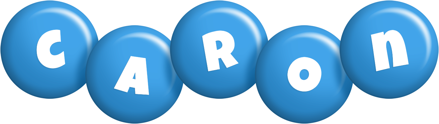 Caron candy-blue logo