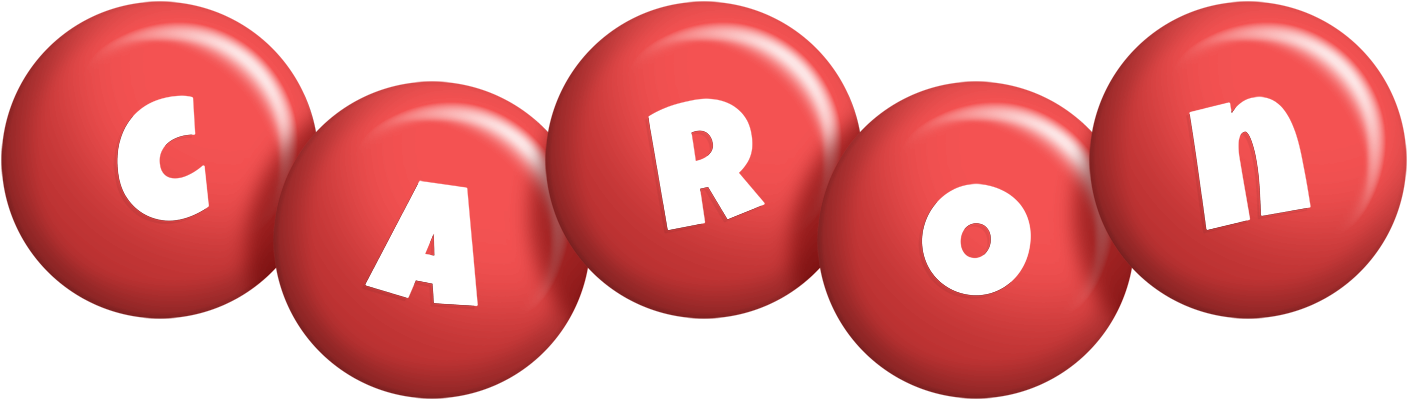 Caron candy-red logo