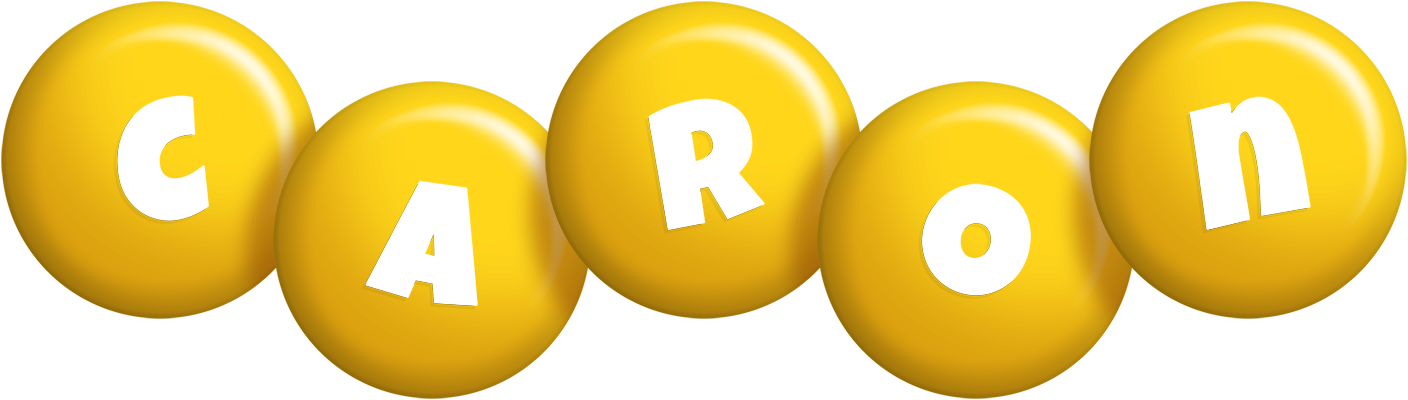 Caron candy-yellow logo