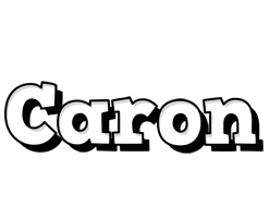 Caron snowing logo