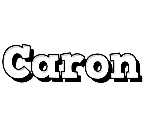 Caron snowing logo